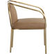 Cicero Milliken Cognac Dining Armchair